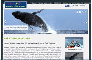 Vallarta Explore Tour & Travel E-commerce Web Site design by SIB IT Services, Web Design, SEO & LSEO